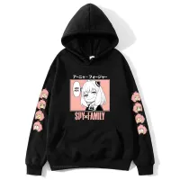 Sweter Anime Spy X Family Hoodie Kawaii Kartun Anya Atasan Pria/Wanita Harajuku Plus Fashion Streetwear Uniseks Couple Hoodie Size Xxs-4Xl