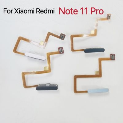ออริจินัลเหมาะสำหรับ Xiaomi Redmi Note 11 Pro Plus 11S 5G เซ็นเซอร์ตรวจจับรหัสลายนิ้วมือปุ่มเปิด/ปิดไอโฟนซ่อมแซมชิ้นงอสำหรับเปลี่ยน