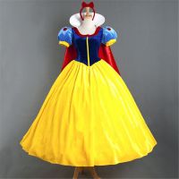 Cosplay Costume Snow White Girl Princess Dress Halloween Party Women Adult Cartoon Princess Snow White Halloween Party Clothing