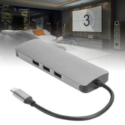 9 in 1 Type‑C Converter Type‑C to RJ45/PD/HDMI/Memory Card/Storage Card/USB3.0 Adapter