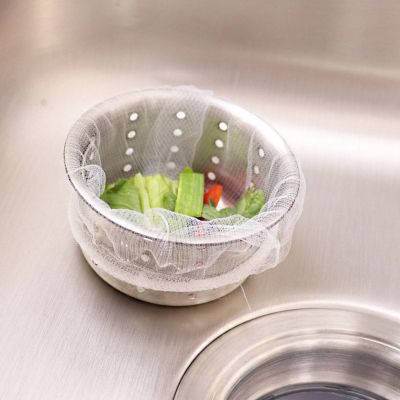 100pcs Sink Filter Mesh Kitchen Trash Bag Prevent The Sink From Clogging Filter Bag For Bathroom Strainer Rubbish Bag