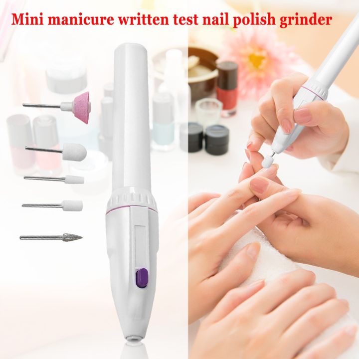 monja-grinding-manicure-pen-nail-art-grinding-manicure-pen-nails-care-trimmer-with-5-grinding-head-finger-drill-set-diy-tool
