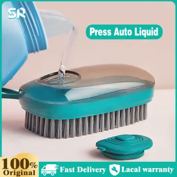 Automatic Liquid Adding Cleaning Brush, Multifunctional Liquid Shoe Brush,  Household Soft Bristle Cleaning Brush, for Clothes and ShoesWashing and