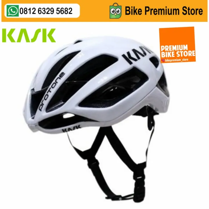 Helm Sepeda Original Helmet Kask Protone White Roadbike, Mtb Lazada
