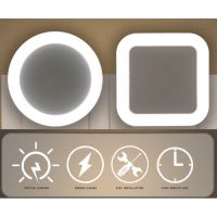 ♠◆ tqw198 Plug-in LED Night Light Smart Dusk to Dawn Sensor Night Lights Suitable for Bedroom Bathroom Toilet Stairs