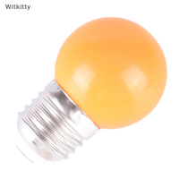 Witkitty 2W E27 MINI LED Golf Ball bulb Globe Light สีฟ้า, สีแดง, สีเขียว, สีเหลือง, สีขาว