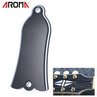 [okoogee]Aroma 2 Holes Bell-shaped PVC Truss Rod Cover Plate Scroll Plate for Gibson LP SG Flying V ES Guitar