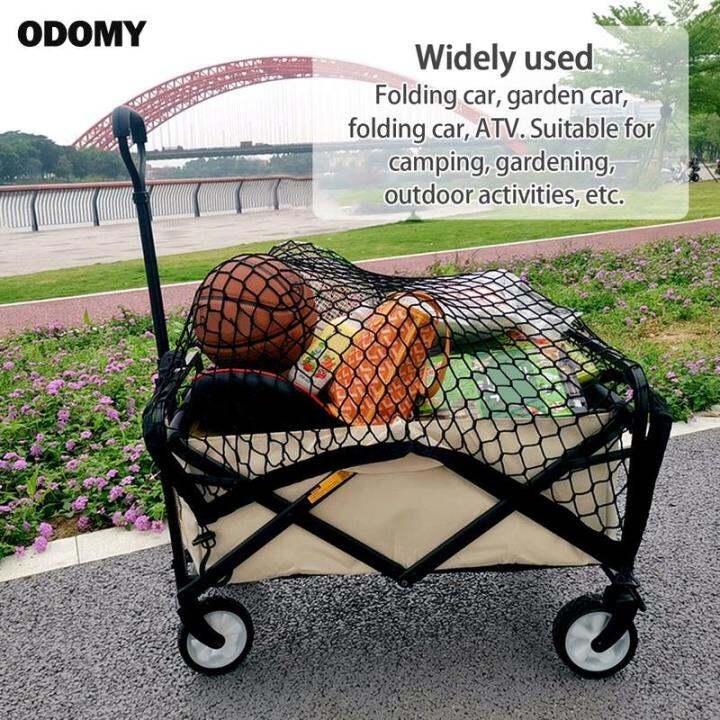 Cargo Net Cargo Net Car Boot Net with 4 Hooks Stretchable Cart Net