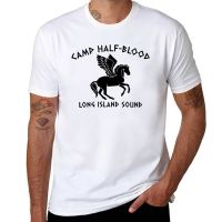 เสื้อยืด Camp Half Blood ตัวยาวเกาะเสียงเสื้อยืดสีดำ