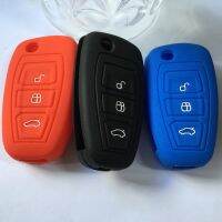 liangzil86 Flip Key Silicon Holder Case For Ford ECOSPORT Fiesta FOCUS Mondeo Galaxy CMAX S Max Kuga FOB Skin Jacket Cover 3Button