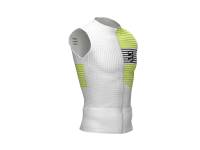 Compressport เสื้อไตร แขนกุด Tri Postural Tank Top White