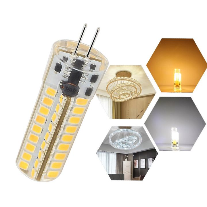 2ชิ้น-ล็อตสูงลูเมน7วัตต์-g4ไฟ-led-ac-dc12v-โคมไฟลำแสง360องศา-gy6-35หลอดไฟข้าวโพด-led-สำหรับเปลี่ยน-lampu-gantung-kristal