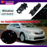 สวิตช์ยกหน้าต่างแบล็คไลท์ LED สำหรับการขับขี่ซ้ายโตโยต้า RAV4 RAV 4 Camry โคโรลายาริส Highlander Vios 08-13