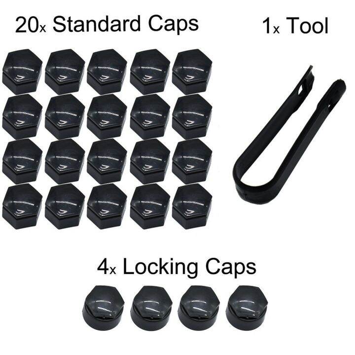 Tyre Nut Cover Wheels Tyres Nuts For Vauxhall Insignia 201017 WHEELS