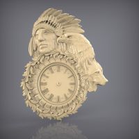 【✔In stock】 natuidao13965 Relief โมเดล Stl สำหรับเราเตอร์ Cnc เครื่องพิมพ์3d Artcam Aspire Clock_ 66