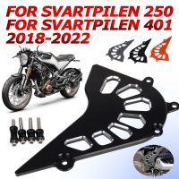 ฝาครอบห่วงโซ่เฟืองของประดับจักรยานยนต์ด้านหน้าสำหรับ Husqvarna Svartpilen 401 250 2018 2019 2020 2021