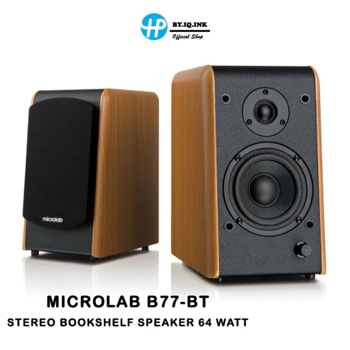 Best Seller!!! Microlab B77-BT Stereo Bookshelf Speaker 64 Watt ลำโพง ...