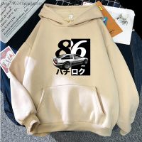 Car Hoodie Men Initial D Sweatshirt Tokyo Car AE86 Cool Automotive Tops New Arrival Men High Quality Large O-Neck Anime Clothes Size XS-4XL