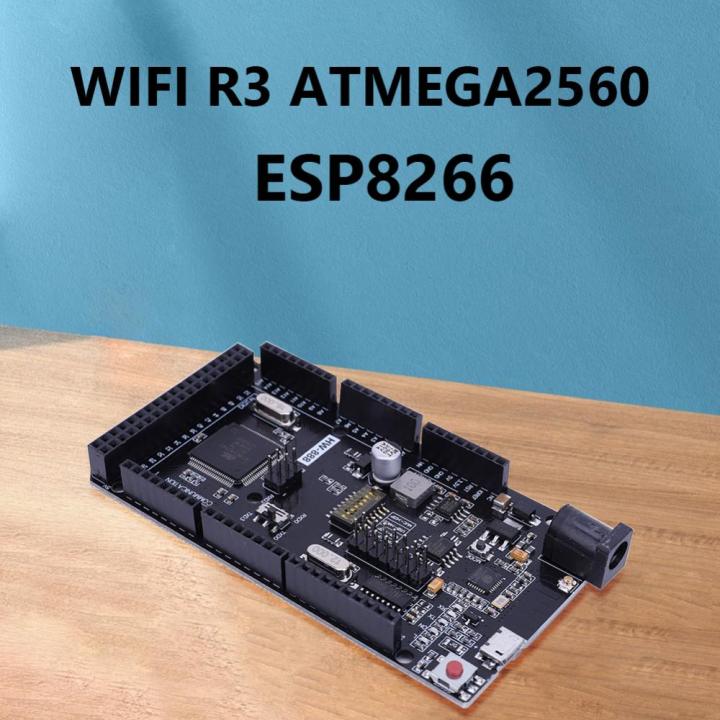 atmega2560-r3-wifi-usb-ttl-esp8266-ch340-esp8266-atmega2560-7-15v-สำหรับ-arduino-mega-ก้อนสำหรับ-wemos-mega-2560
