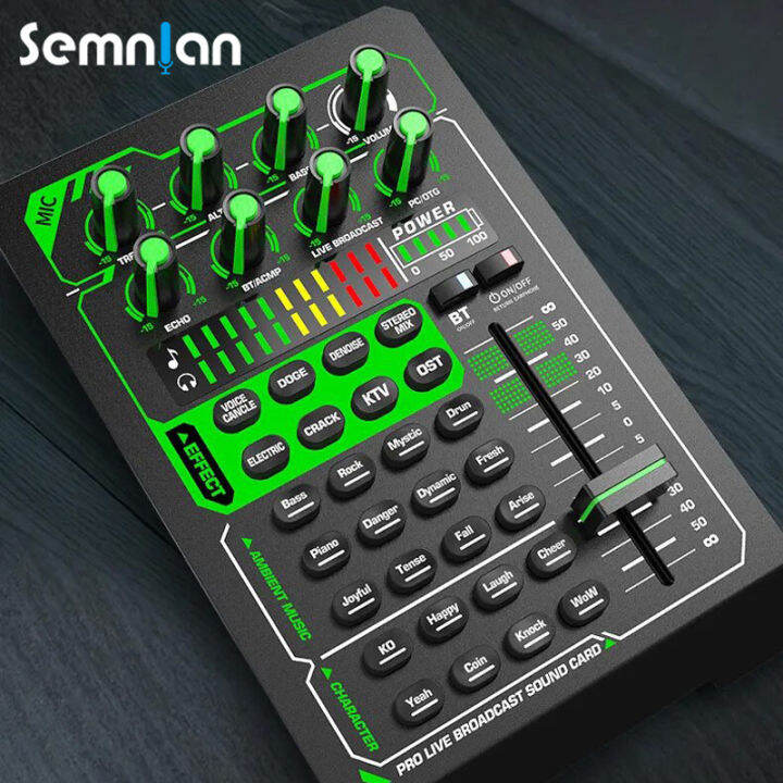 SEMNLAN Noise Reduction Zeal SoundCard New Generation Of Live Broadcast ...