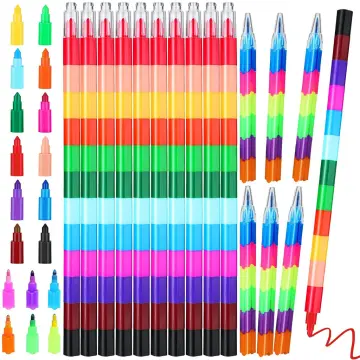 Diy stackable crayon pen, Diy crayons, How to make stackable crayons at  home
