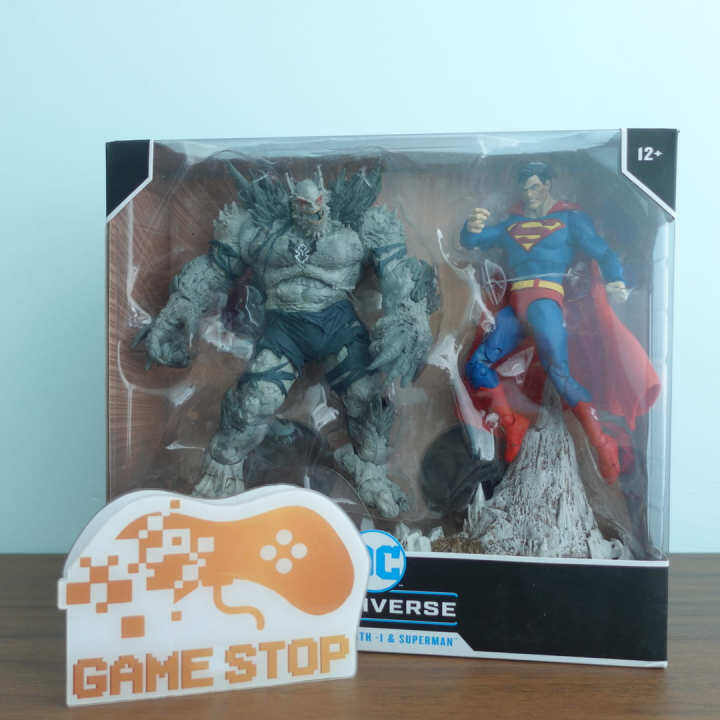 Mô hình DC Multiverse Superman vs The Devastator 18cm Batman Earth I and  Superman McFarlane Chính hãng Mỹ DCMF48 