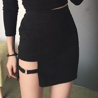 【CC】♨  2020 Korean Hip Skirts Irregular Skirt Fashion Saia Waist Faldas Mujer