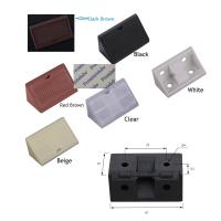 100Pcs/Lot 90 Degrees Corner Connecting Bracket Plastic Cabinet Furniture Closet Corner Joint Black Clear White Red Brown Beige