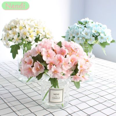 【YF】ஐ  Artificial Flowers Begonia Wedding Silk Plastic Fake Room DecorationTH