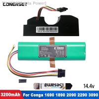 3200mAh Replacement Battery For CONGA 3090 3091 3092 1690 1890 2090 2290 Robot Vacuum Cleaner Accessories Spare Parts [ Hot sell ] Makita Power