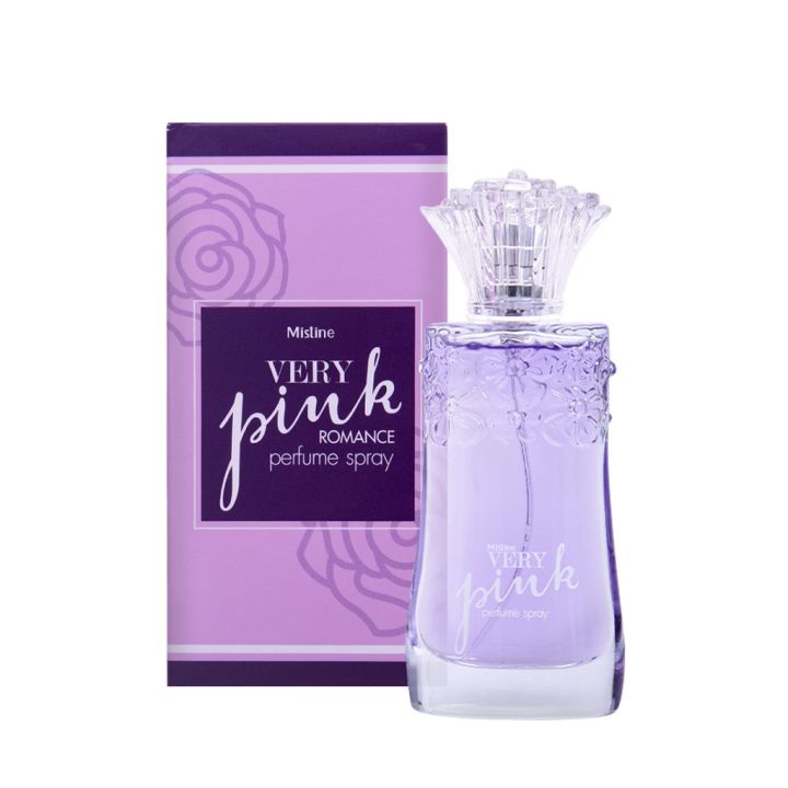 Mistine Very Pink Romance Perfume Spray 50 ml น้ำหอมผู้หญิง น้ำหอมบำรุงผิวกาย สเปรย์บำรุงผิว