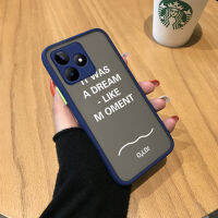 เคสโทรศัพท์พร้อมสำหรับ Realme นาร์โซ N53 Realme C53เคสดีไซน์ประโยคภาษาอังกฤษมีน้ำค้างแข็งโปร่งใสแข็งเคสใส่โทรศัพท์เด็กหญิงเด็กชายกันกระแทกปกหลังแบบเต็มเคสป้องกันกล้อง