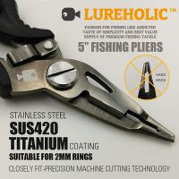 【YF】 LUREHOLIC 12.5cm Fishing Plier Scissor For Line Lure Cutter Hook Remover Stainless Steel Pliers