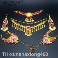 2023✼ belly dancing accessories set women dance Rhinestone necklace earrings wholesale