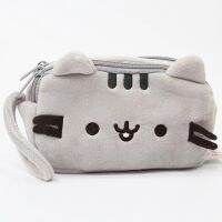 ✶☍♧ Cute Cat Plush Pencil Case Kawaii Cartoon Pencil Bag Two Layers Stationery Holder Cosmetics Pencil Pouch School Office Supplies