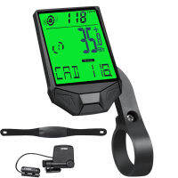 Wireless Bicycle Odometer Multifunctional , Bicycle Computer, Cadence Cycle Computer, Nightlight, Waterproof