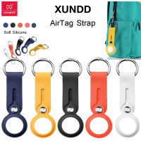 XUNDD Soft silicone airtag STRAP พวงกุญแจเคสอลูมิเนียมซิลิคอน