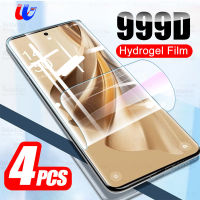 สำหรับ Oppo Reno10 Pro + 5G ฟิล์มไฮโดรเจล4ชิ้นปกป้องหน้าจอไม่ใช่กระจก Appo Reno 10 Pro Plus 10Pro Reno10Pro 2023ทั่วโลก6.7ฟิล์มนิ้ว