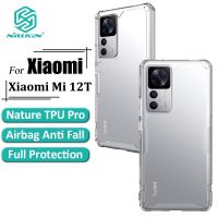 เคส Nillkin Nature Pro เหมาะสำหรับ Xiaomi 12T Pro เคสโทรศัพท์สุดหรูบางเฉียบ TPU แบบนิ่มใสถุงลมรับแรงกระแทกฝาหลัง