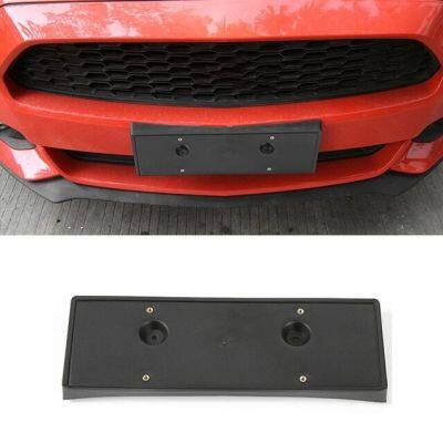 ป้ายทะเบียนรถกันชนหน้าติดตัวยึดสำหรับ Ford Mustang 2015 2016 2017 2018 2019 2020 2021 2022อุปกรณ์เสริม