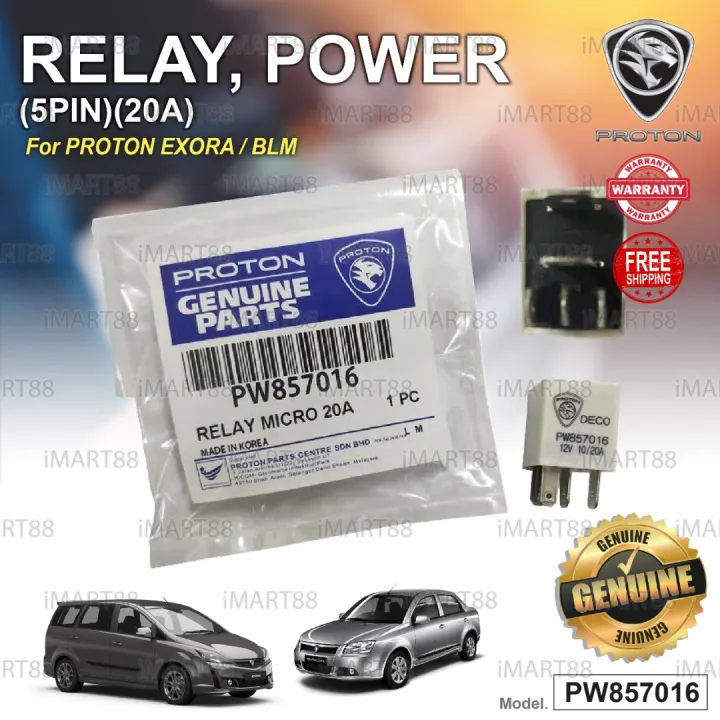 Original Proton Exora Saga Fl Flx BLM Gen 2 Persona Power Relay