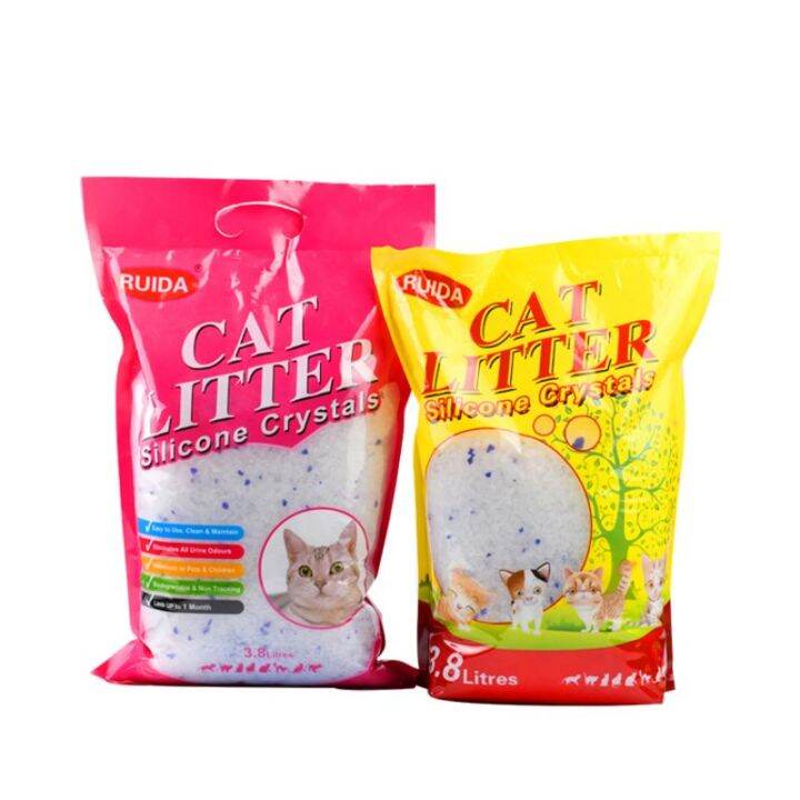 Cat Litter Silica Crystal Sand 3.8L Odorless and Reusable Lazada PH