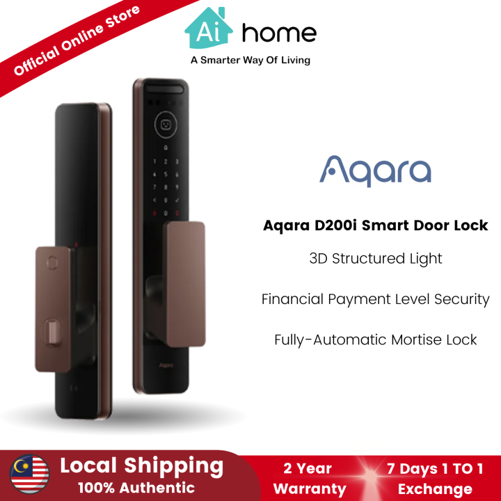 [Aihome] Aqara D200i 3D Face Unlock Smart Door Lock With Apple HomeKit ...