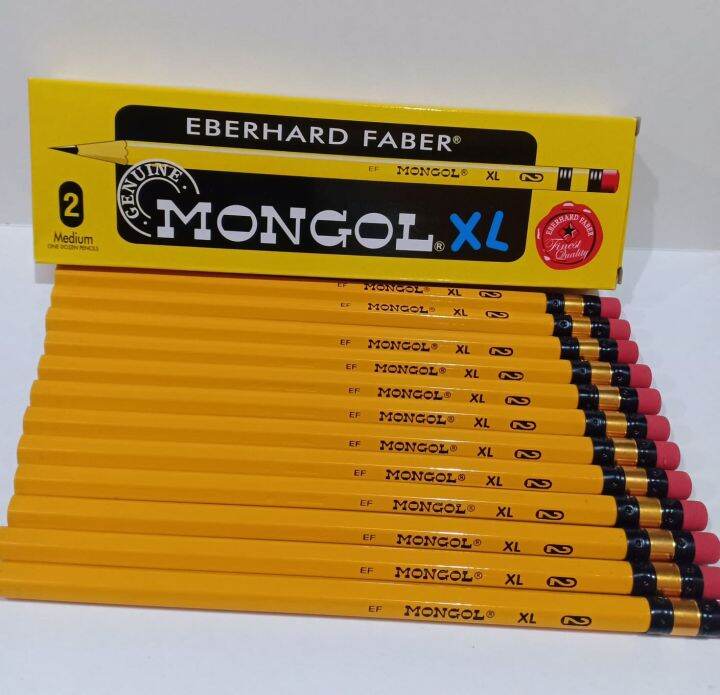 Mongol Pencil No.2 Xl ( One Dozen  Box) 