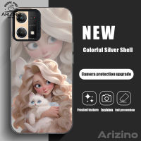 เคส Reno7 4G Reno8 4G F21 PRO 4G F21 PRO ตัวการ์ตูนขนยาวเจ้าหญิงสวยเจ้าหญิงเคสโทรศัพท์มือถือรูปการ์ตูนสีสันสดใส