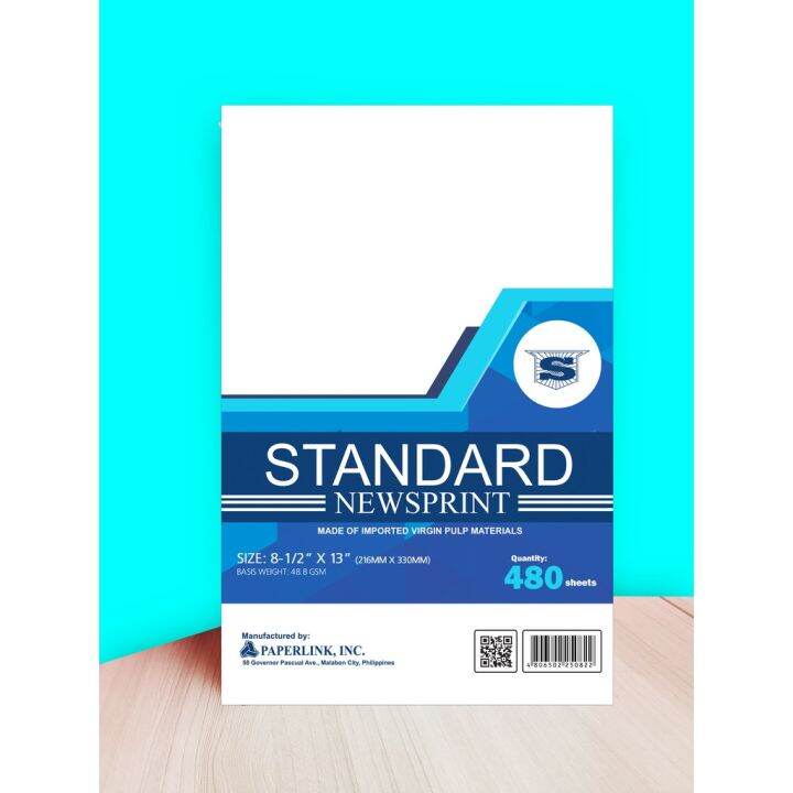 STANDARD NEWSPRINT PAPER 48.8GSM 480SHEETS Paper from Europe Lazada PH