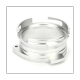 Aluminum Coffee Powder Dosing Ring 54MM Coffee Rotatable Loop for Coffee Machines Rotary Powder Ring