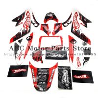 ☫ 3M Decals Emblems Stickers Graphics CRF50 SSR SDG DHZ Thumpstar pit dirt Bike Red/Black Colour