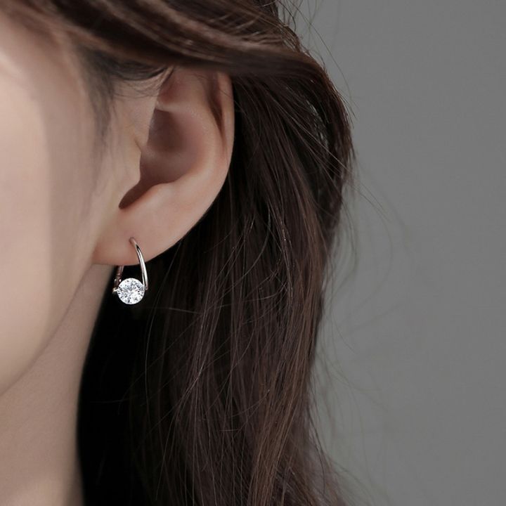 925-sterling-silver-flash-diamond-earrings-clip-women-korean-fashion-crystal-stud-earrings-for-female-clips-on-ear-ring-piercing
