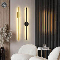 Modern Sconce Wall Lamp Gold Linear Tube Led Wall Light 6080100120 cm for Bathroom Mirror Light TV Background Bedside Light